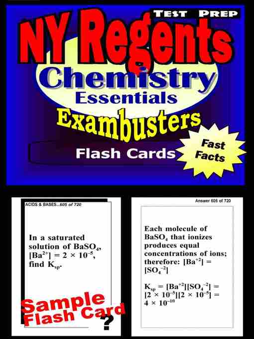 Title details for NY Regents Chemistry Test Prep Review - Exambusters Flashcards by Regents Exambusters - Available